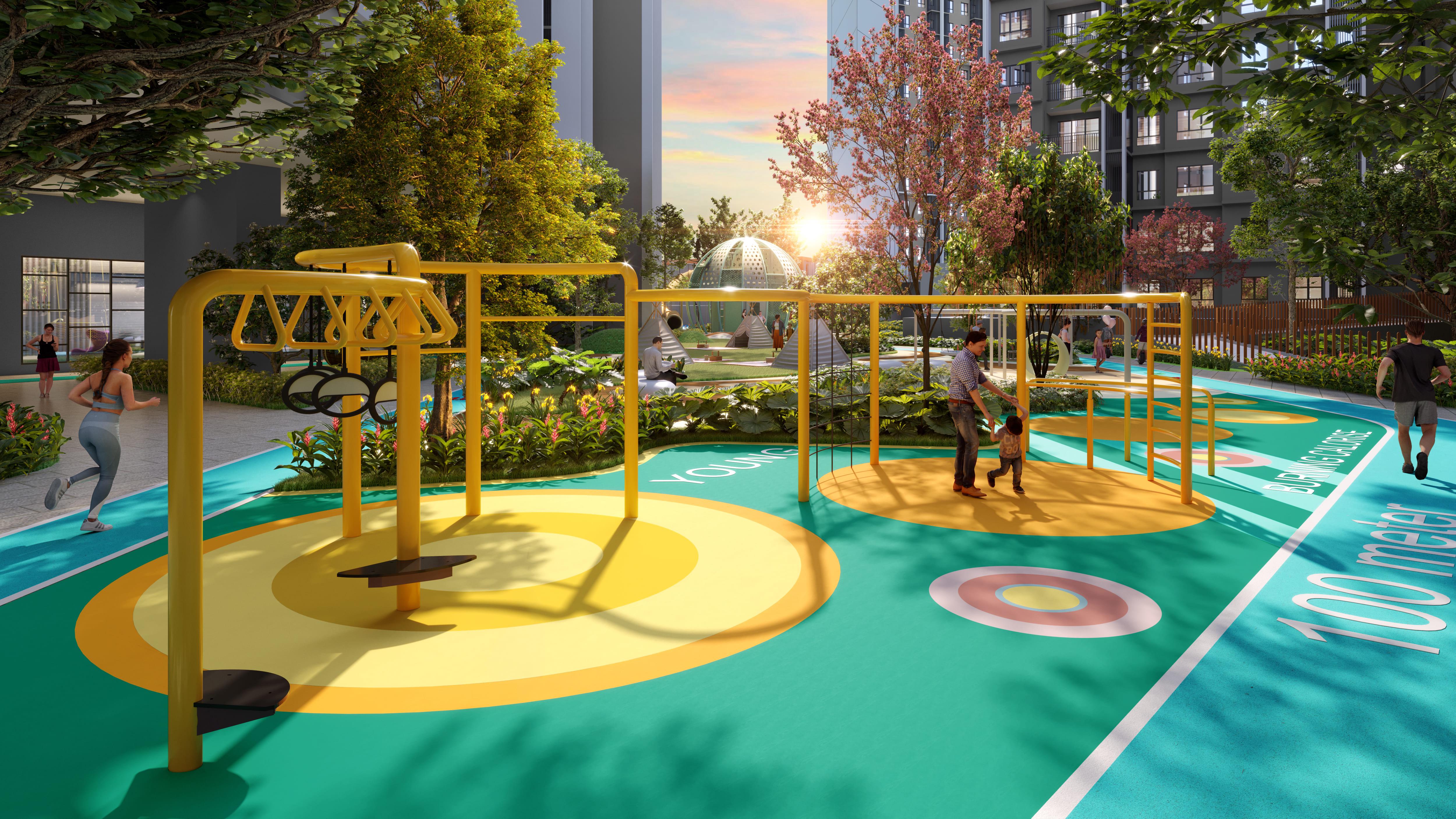 Outdoor Fitness & Sports Courts